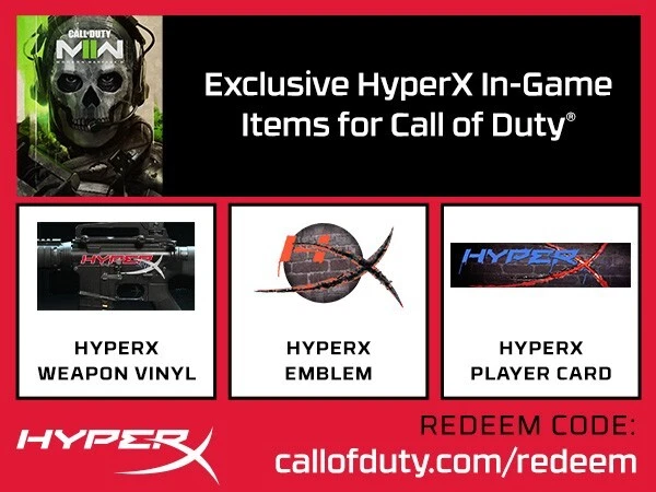 Hyperx Code Mw2 CALL OF DUTY Modern Warfare 2 Hyper X Calling Card, Emblem + Weapon ...