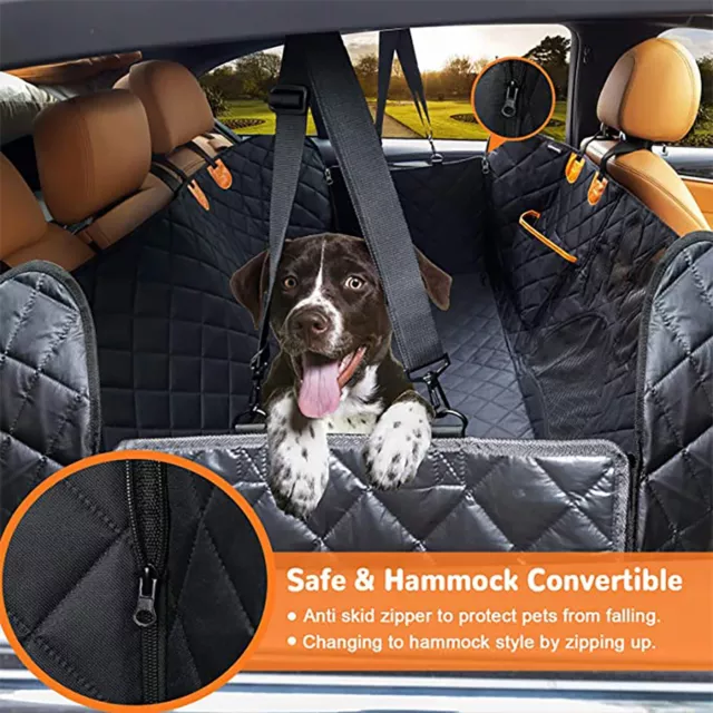 Waterproof Dog Car Seat Cover Pet Safety Protector Mat Rear Back Seat Hammock