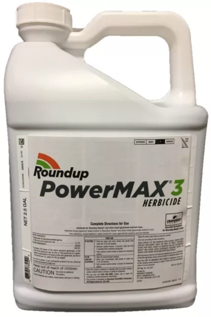 Roundup PowerMax 3 Herbicide Weed Killer - 51.2% Glyphosate 2.5 Gallons