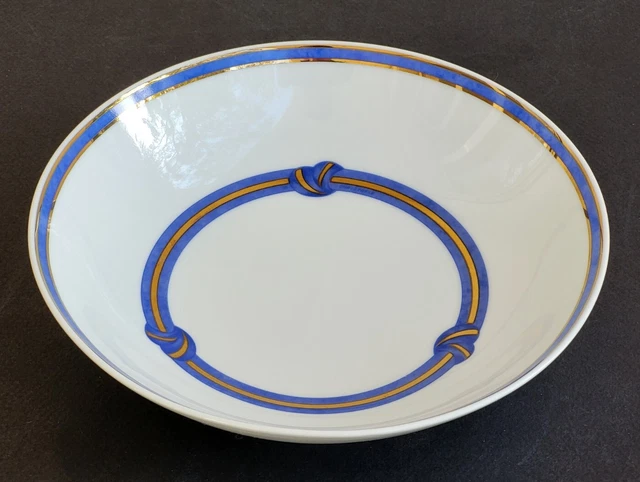 Mini Assiette Ovale Bleue Hermès Rallye 24 – 15 Cm – Porcelaine Rare – France