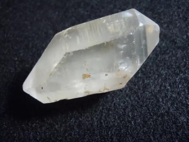 Cristal quartz double terminaison pierre minérale naturelle Arkansas 139 carats 3