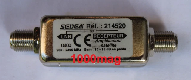 HDSAT AMPLIFICATEUR ANTENNE TV TNT 4 SORTIES ampli d'intérieur 220V
