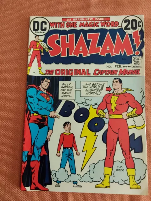 DC Comics SHAZAM! The Original Captain Marvel #1 Feb. 1973 Book Issue 1st