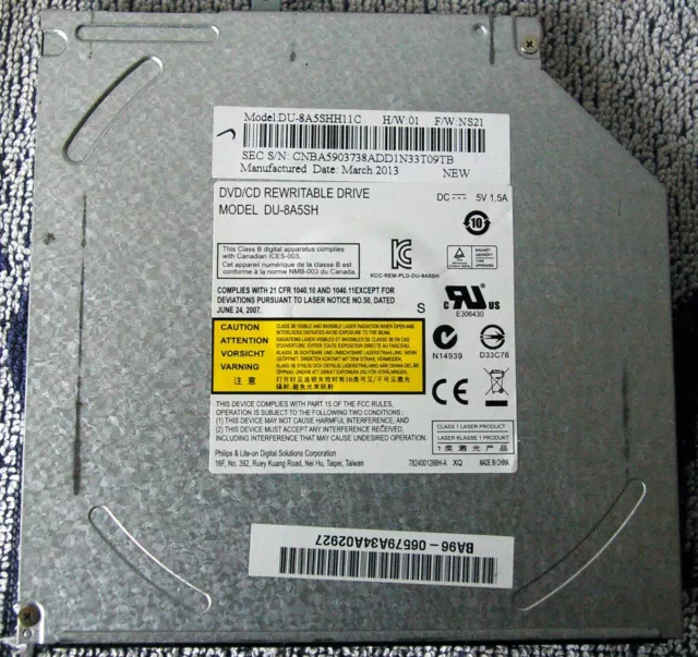 DVD/CD RW Philips & Lite-on internal optical drive