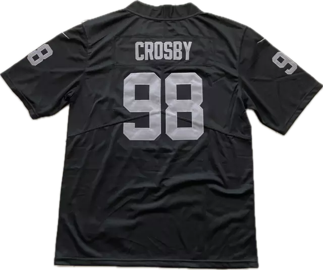 Nike Men's Las Vegas Raiders Maxx Crosby #98 Black Game Jersey