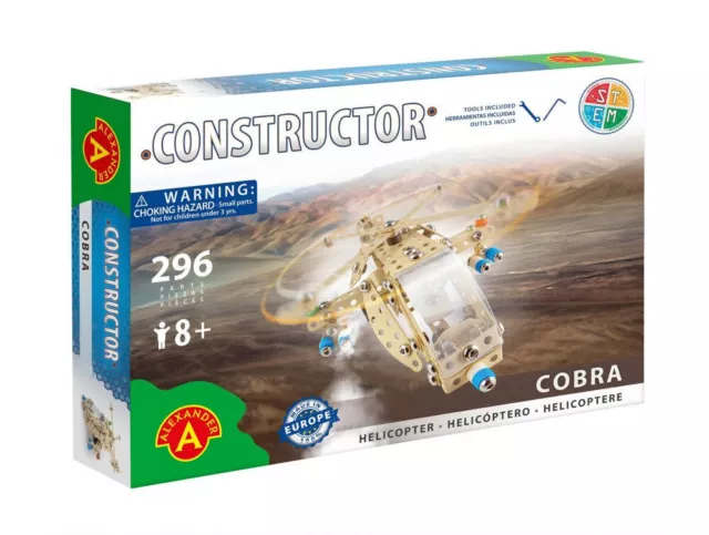 ALEXANDER CONSTRUCTOR - COBRA (HELICOPTER) | 296 Teile