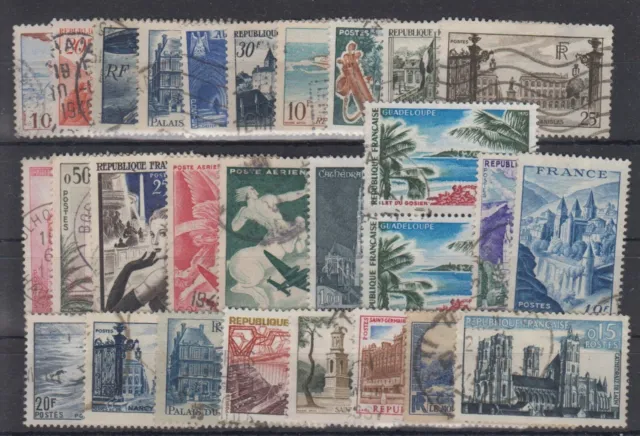 Briefmarken Lot Frankreich ältere gestempelte Marken