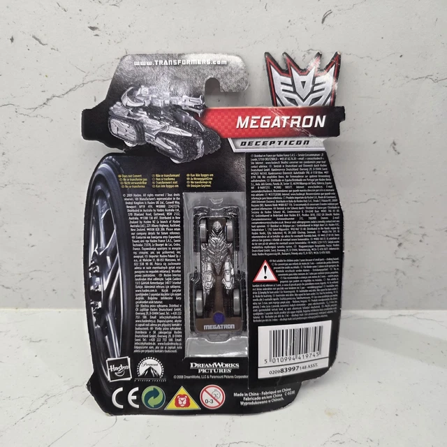 HASBRO TRANSFORMERS RPMS Speed Series Decepticon Megatron Diecast Toy ...