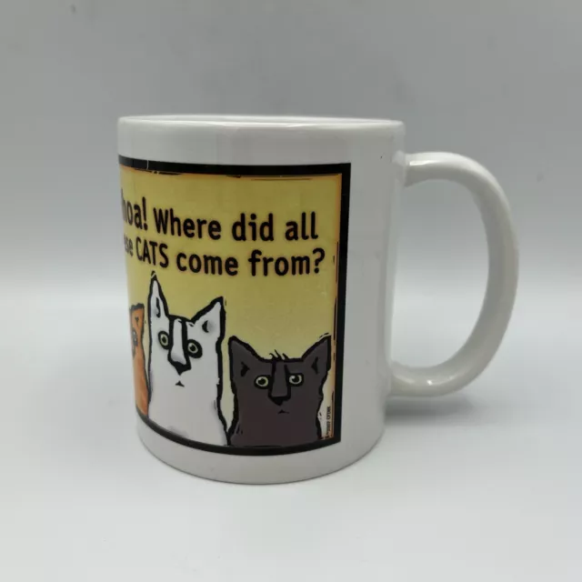 Kitty Coffee Mug Whoa Where did all these CATS come from 12 oz Orca Coatings
