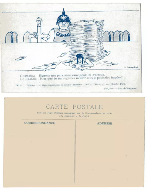 LIGUE RéPUBLICAINE DE DéFENSE NATIONALE.DROIT ET LIBERTé.FONDéE EN MARS 1917.