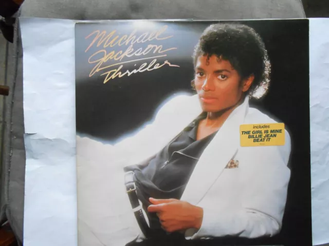 Michael Jackson " Thriller " Lp 33 T Epc 85930 Annee 1982