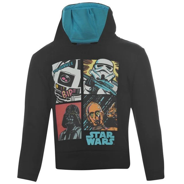 Sweat à capuche coton star wars noir - Absolut cult