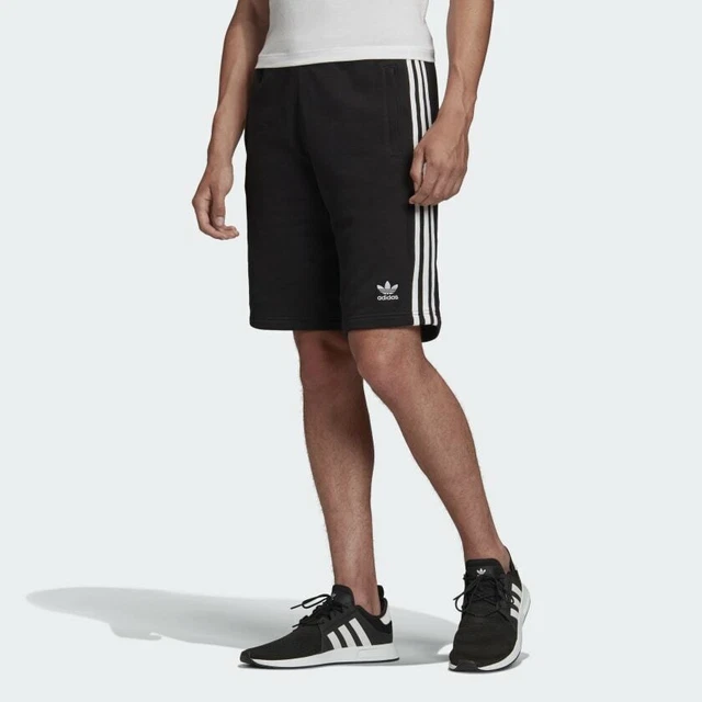 Pantaloncini Adidas Originals Dh5798 3-Stripes Bermuda Short Nero Sportivi Nuovi