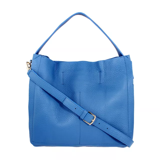 Furla Capriccio Ladies Medium Blue Genziana Leather Hobo Bag 961739 3