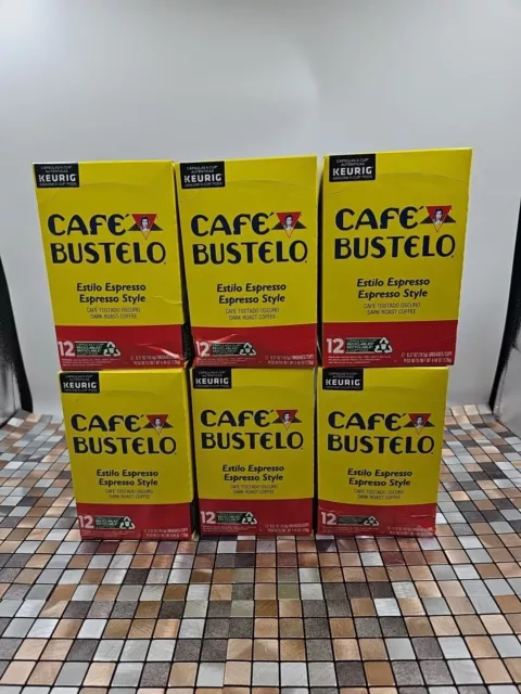 Café Bustelo Espresso Style - Dark Roast - K-Cups - 72ct - EXP: 09/24