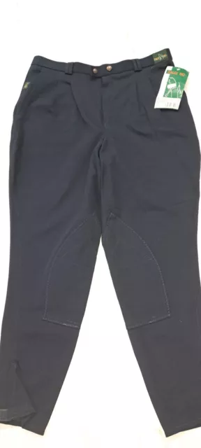 Tally Ho - Herren Hosen Jodhpurs - NEU mit Etikett - Marineblau - 36R UVP £ 59,99