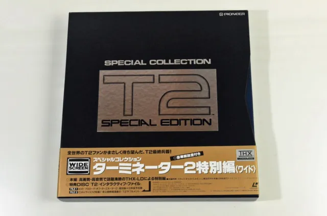 TERMINATOR 2 Judgment Day Special Edition JAPAN Laserdisc 4disc BOX set WIDE