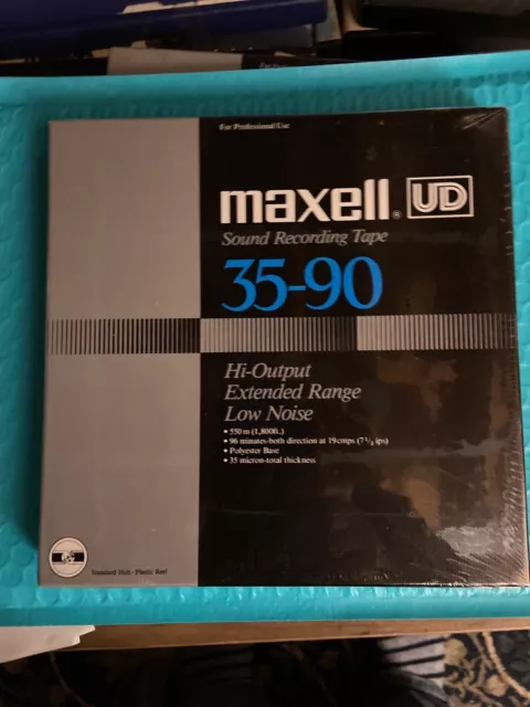 MAXELL UD 35-90 Professional Use FACTORY SEALED Reel To Reel Tape NEW!  $25.00 - PicClick