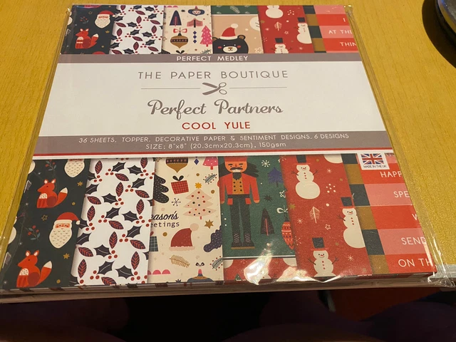 The Paper Boutique - Cool Yule Perfect Medley Pad - 8x8 36 Sheets - New