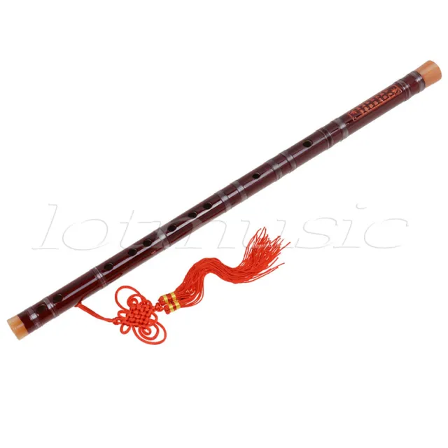 Traditional Chinese Bamboo Flute Dizi F Key Musical Instrument Colorful Paint
