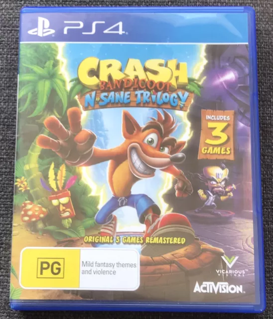 Crash BandicootN. Sane Trilogy para PS5 - Mídia Digital - Minutegames