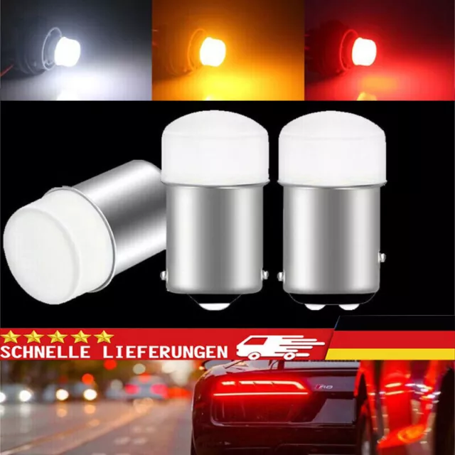 1-10x DC12V BA15S BAY15D LED Auto Birne Rücklicht Bremslicht Blinker Licht Lampe