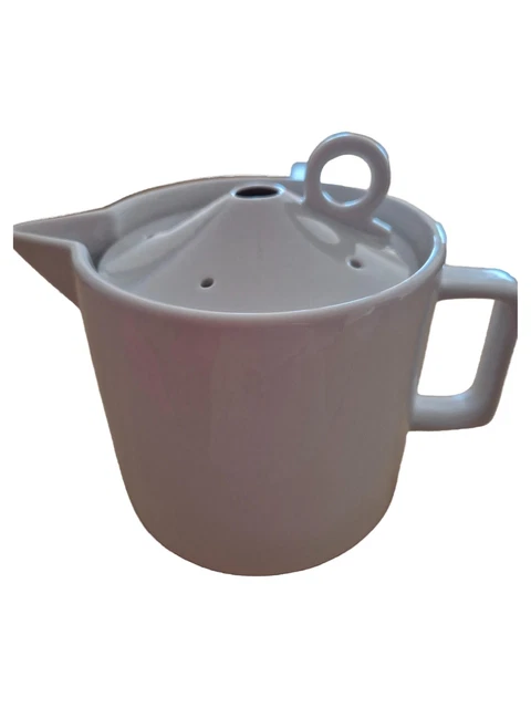 Chauffe-Théière En Céramique Avec Bougie - Maintien Au Chaud Thé/Café - 15 Cm Blanc - 4