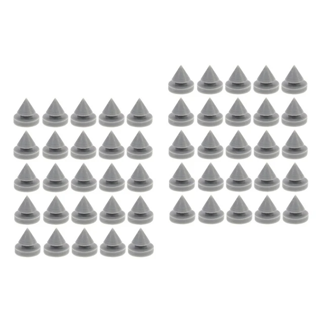 50 pz protezione da parete tappo porta silicone tappo in gomma anticollisione
