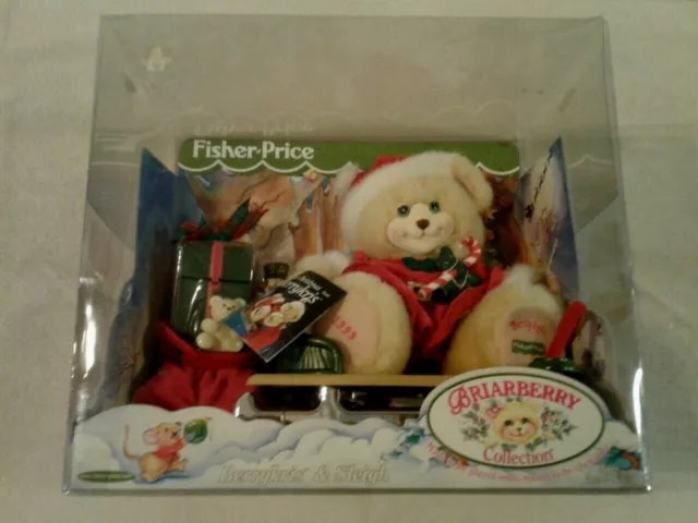 1999 Fisher Price Briarberry Collection "BERRYKRIS & SLEIGH" Christmas Edition