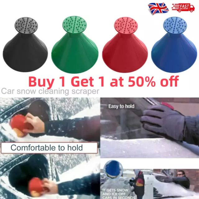 A Magical Car Funnel Ice Scraper, Pp Material Cylinder Funnel Snow