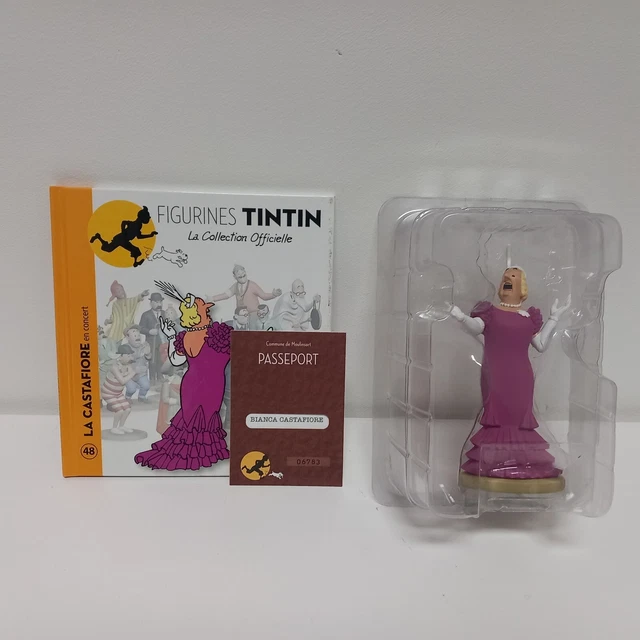 48 LA CASTAFIORE En Concert Figurines Tintin Collection Officielle