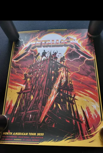 Metallica The Exclusive Colorway Of Official Pop-Up Shop Poster For St Louis  North American Tour 2023 All Over Print Shirt - Horusteez