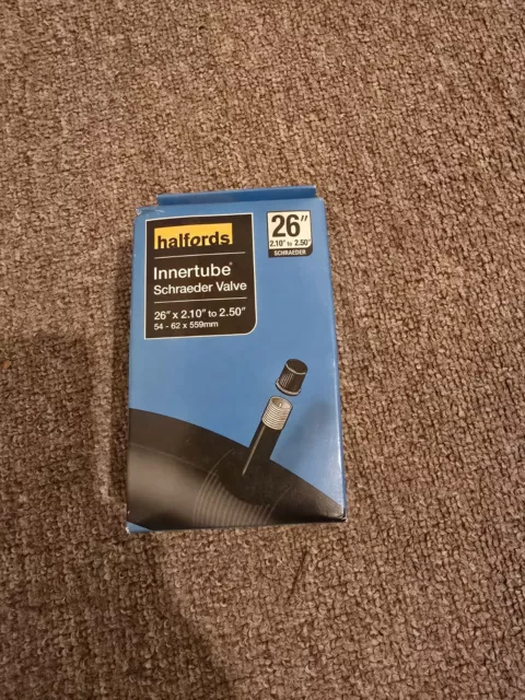 HALFORDS INNER TUBE 26 x 2.1 2.5 Presta Valve Bike Bicycle Replacement 3.00 PicClick UK