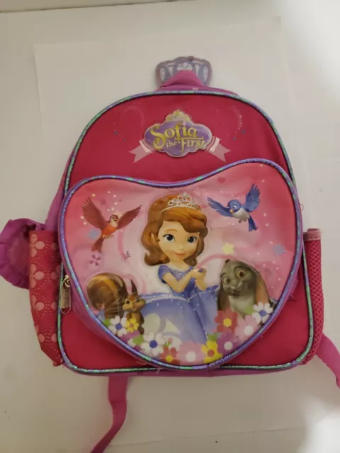 Sofia The First Toddler Girls Backpack Pink Multicolor