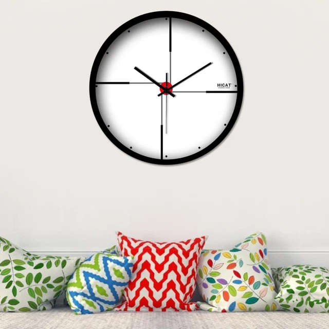 Horloge murale créative grande horloge murale muette horloge de salon moderne 6