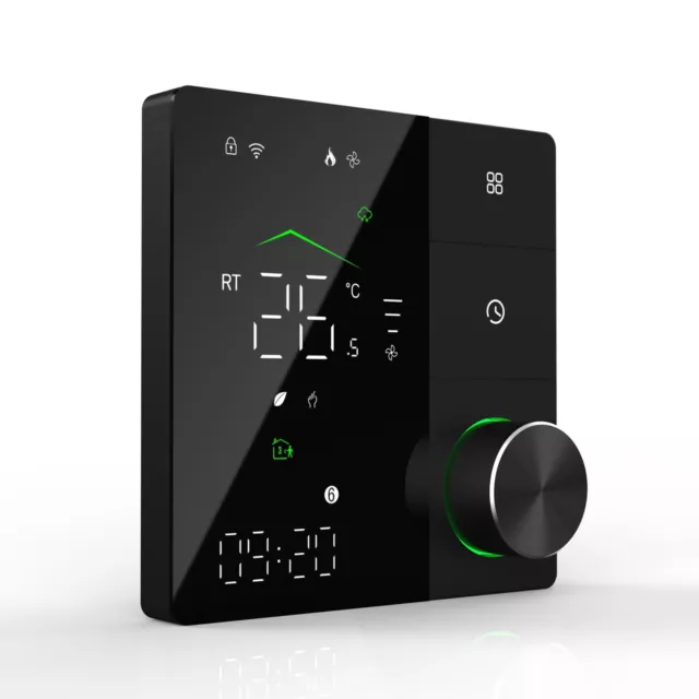 Thermostat intelligent compatible WiFi avec télécommande bouton via applicatio