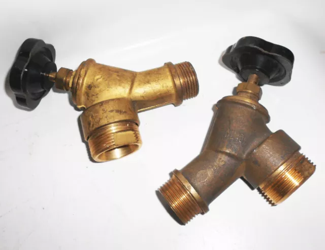 1 From 2 MAW Brass Stop Valve Stopcock Decor Sperrhahn Sperrschieber