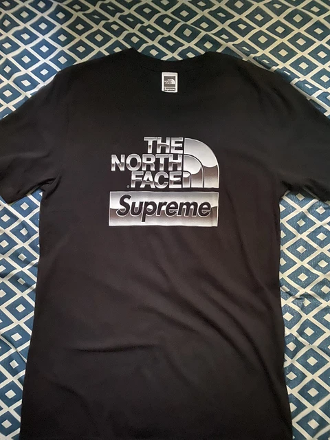 supreme north face photo tee