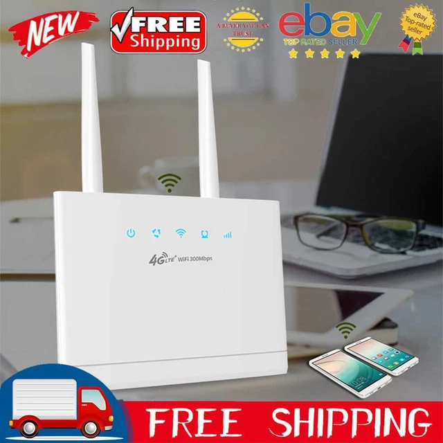 R311 4G ROUTER Wireless Modem External Antennas 300Mbps Mobile Hotspot ...