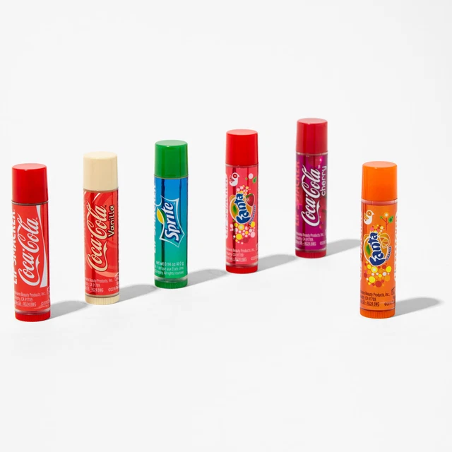 Lip Smacker Coca Cola /Sprite / Fanta  Soda FlavoredLip Balm x 3 pc