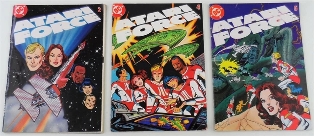 Atari Force Comic Books Volumes 2, 4, and 5 Used