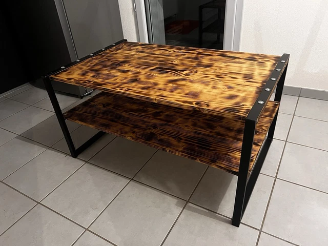 Table basse de salon Vintage - Bois d'acacia