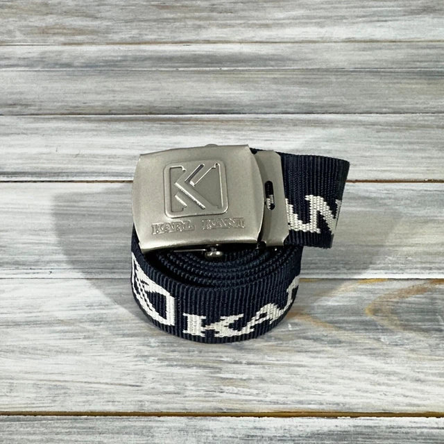 KARL KANI CEINTURE Unisexe Marine Casual Associates Streetwear Rap