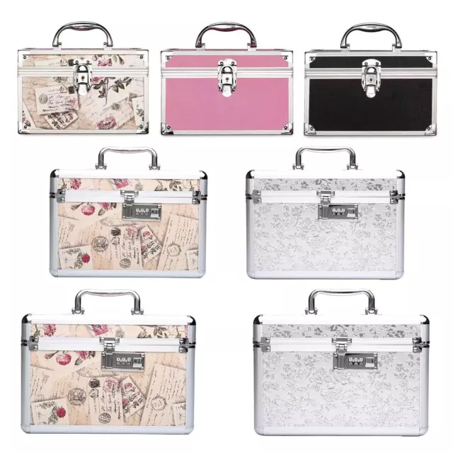 Vanity Case avec plateau boîte de rangement cosmétique pour outil de beauté