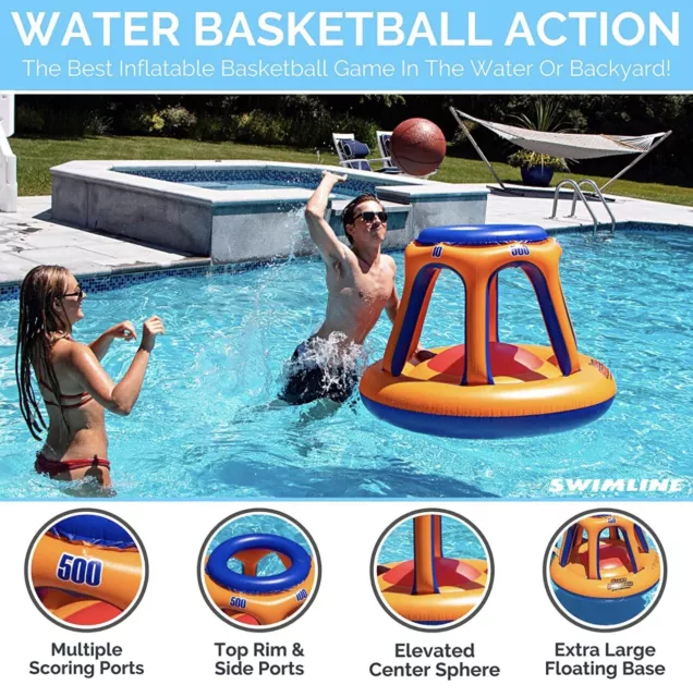 Swimline Giant Shootball Swimming Pool Inflatable Game Float