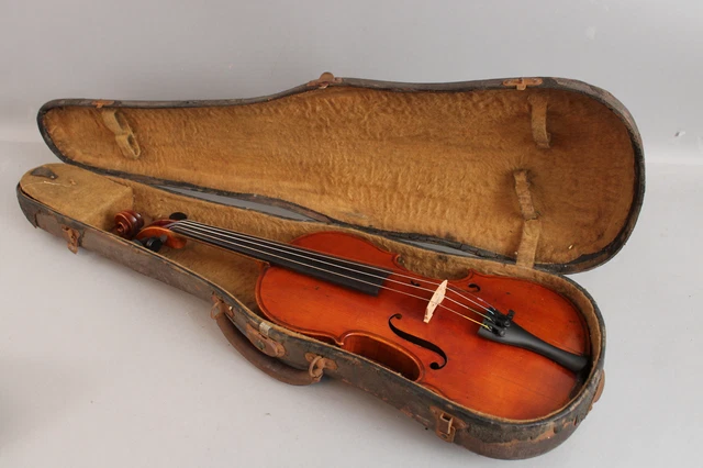 Antique 4/4 German Violin, Heinrich Th. Heberlein, Jr., Markneukirchen, 1911, NR