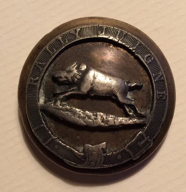 Bouton de vénerie, Chasse à Courre, chevreuil