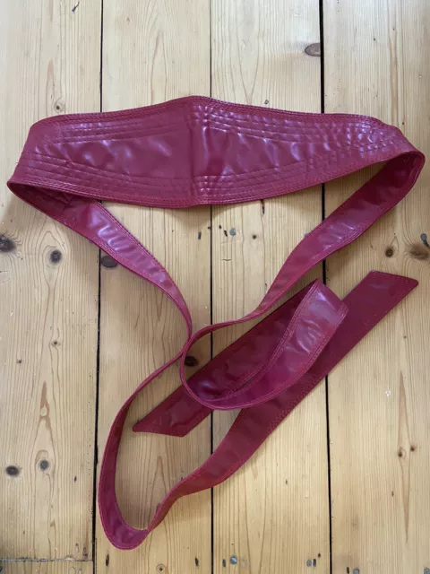 Womens Ladies Faux Leather Wrap By Asos Tie Corset Cinch Waist Belt Woman UK