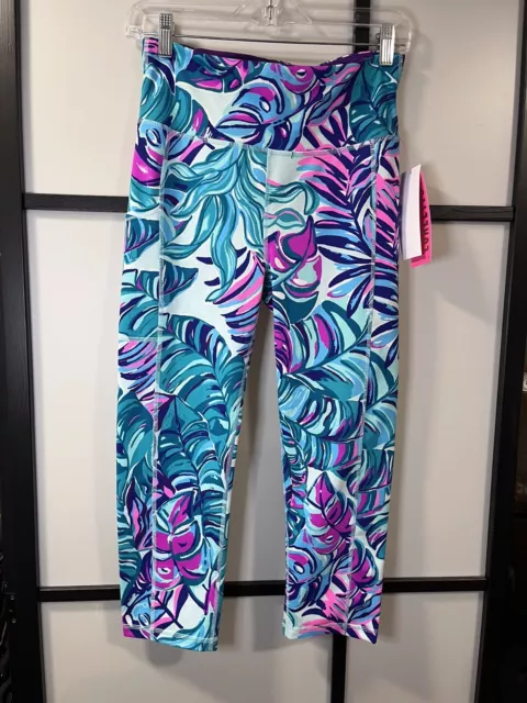 LILLY PULITZER WEEKENDER HIGH RISE LEGGING FLOCK TO THE TOP XXS