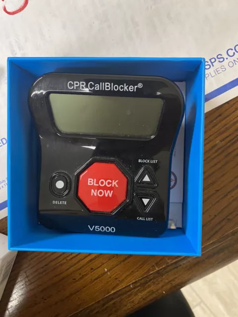 CPR V5000 Call Blocker for Landline Phones - Block Robocalls, Stop Spam Callers